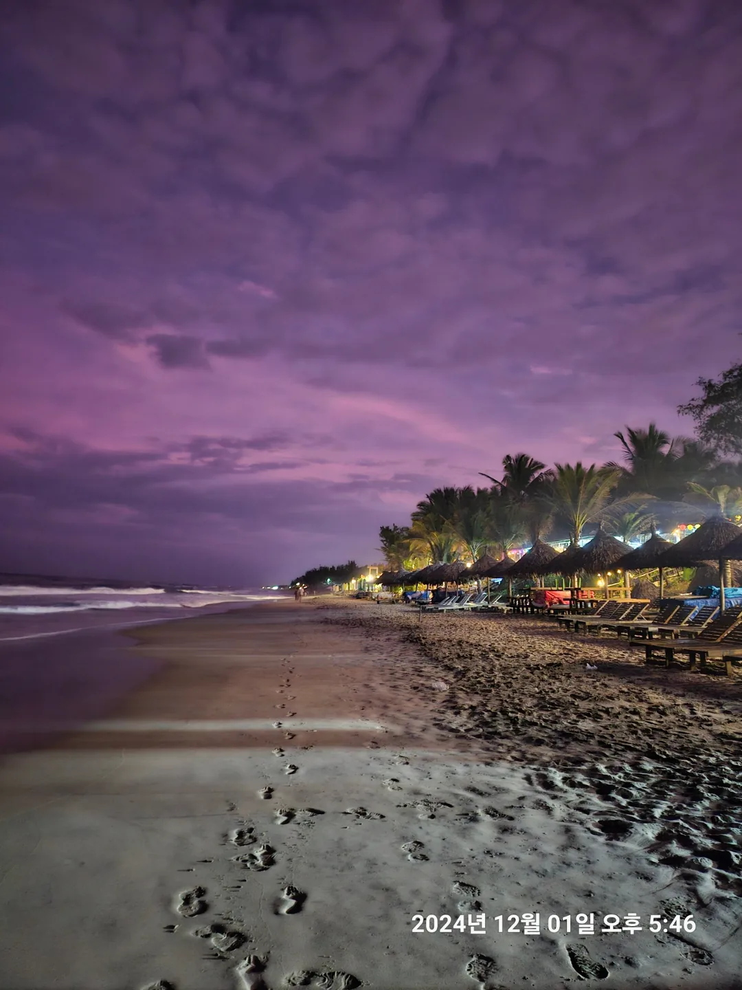 🇻🇳(review) Đà Nẵng lần nữa >> Bầu trời tím, đêm ở bãi biển An Bàng
