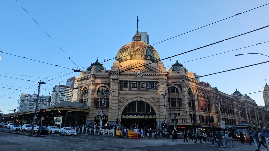 🇦🇺 (Du lịch 3) Trung tâm giao thông của Melbourne, Ga Flinders Street