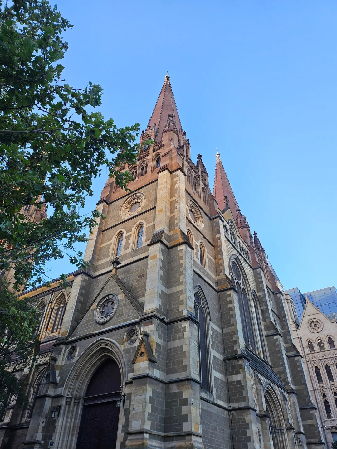 🇦🇺(Du lịch 4) Nơi diễn ra buổi lễ Anh giáo đầu tiên của Melbourne, Nhà thờ chính tòa St. Paul