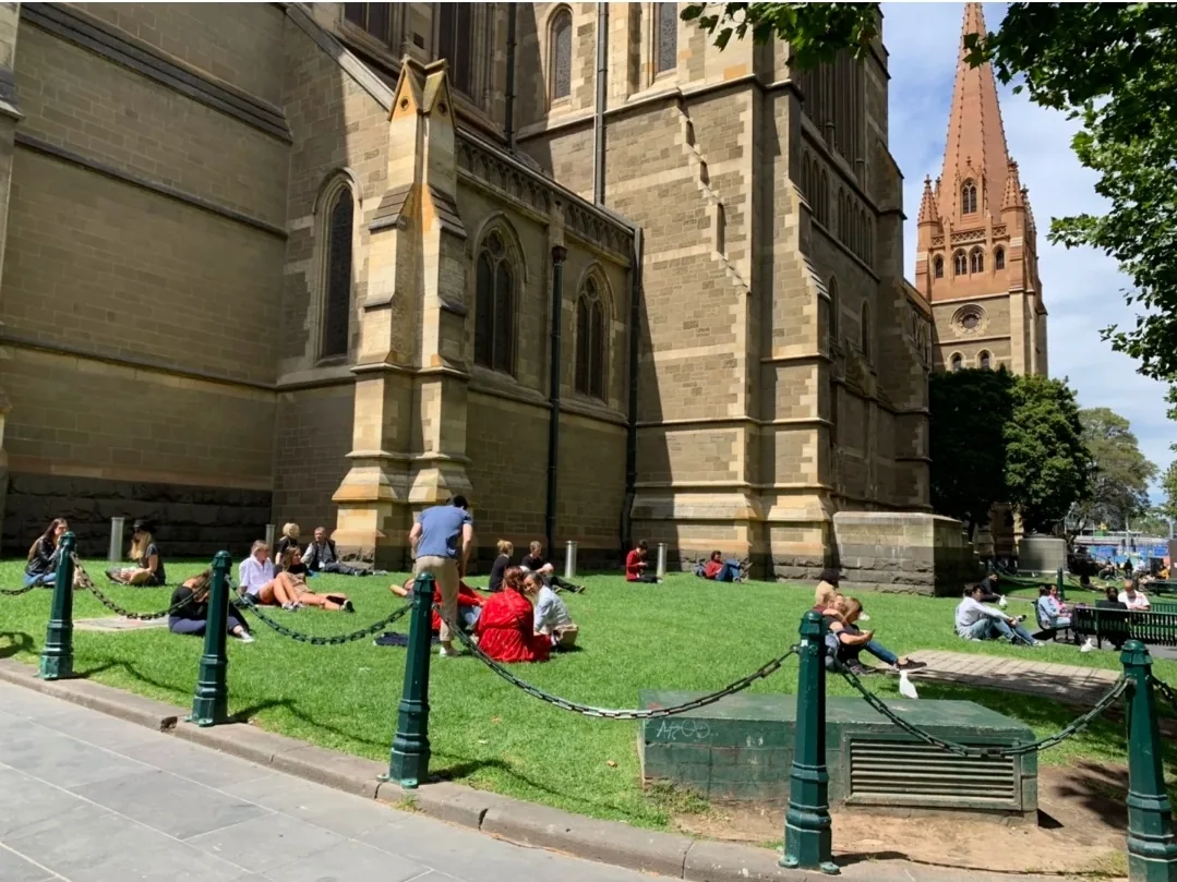 🇦🇺(Du lịch 4) Nơi diễn ra buổi lễ Anh giáo đầu tiên của Melbourne, Nhà thờ chính tòa St. Paul