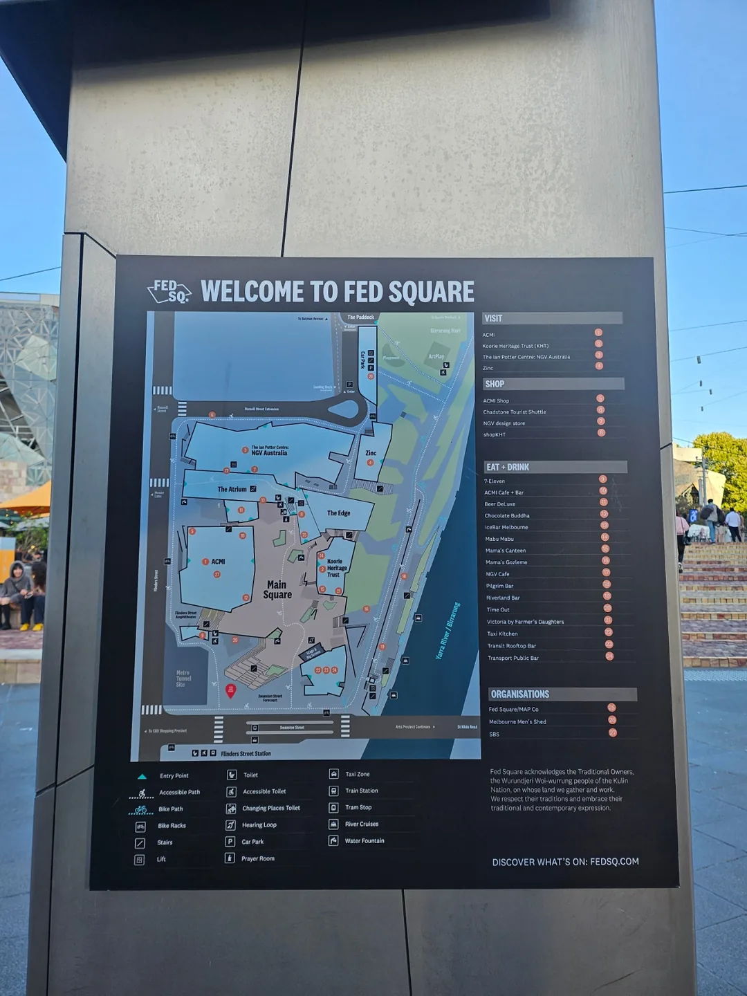 🇦🇺(Chuyến đi 5) Khởi đầu hành trình khám phá trung tâm Melbourne, Quảng trường Federation