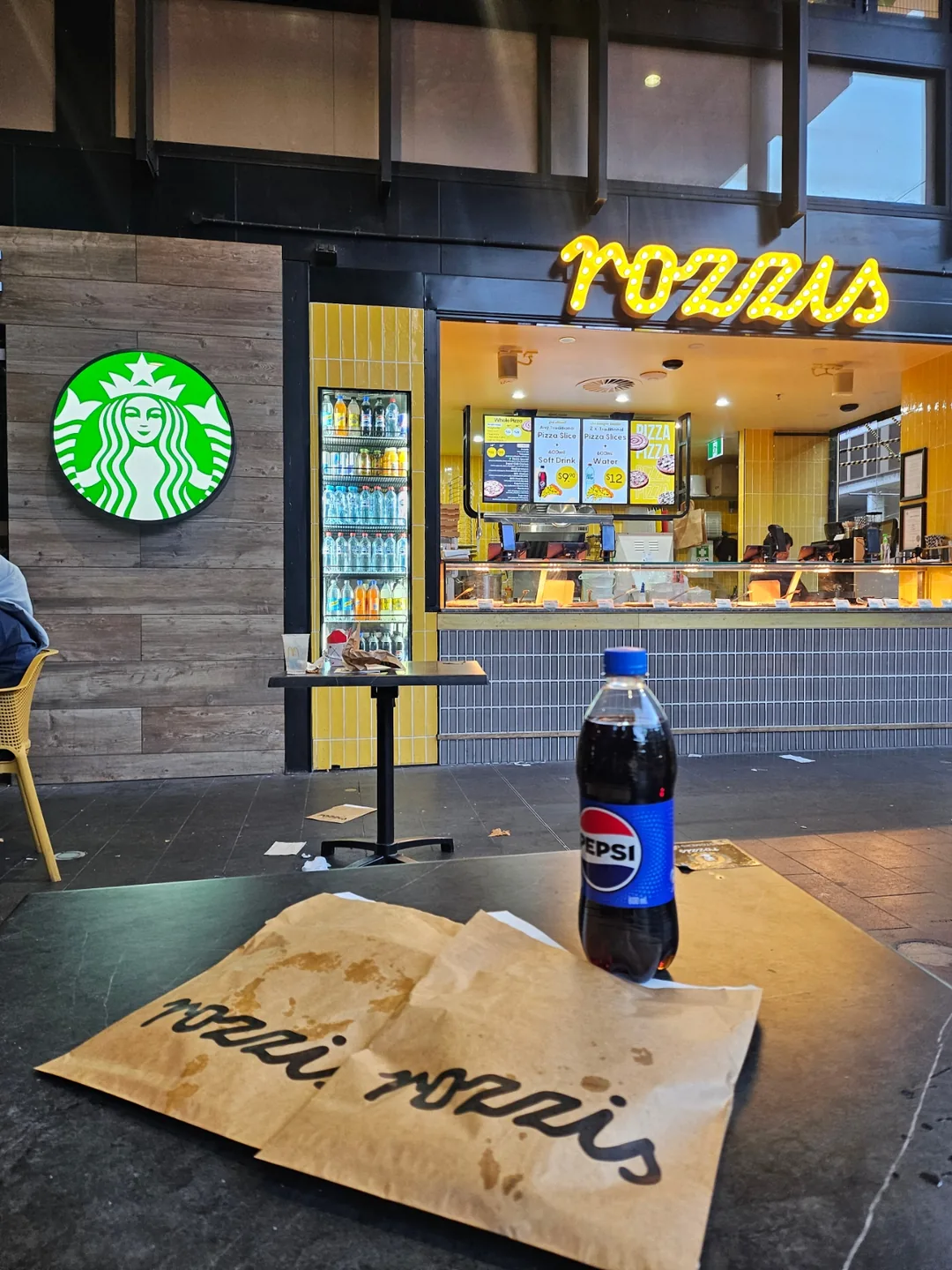 🇦🇺(Du lịch 6) Bữa ăn đầu tiên của tôi ở Melbourne 🍕🍕