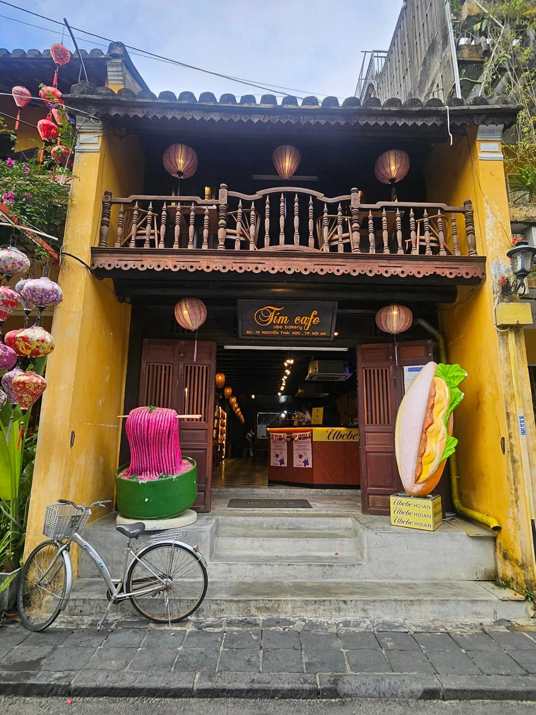 🇻🇳(Review lần ghé thăm lại) Ubebe Hoi An, quán bingsu ngon tuyệt!! Quán có view rooftop tuyệt đẹp!!