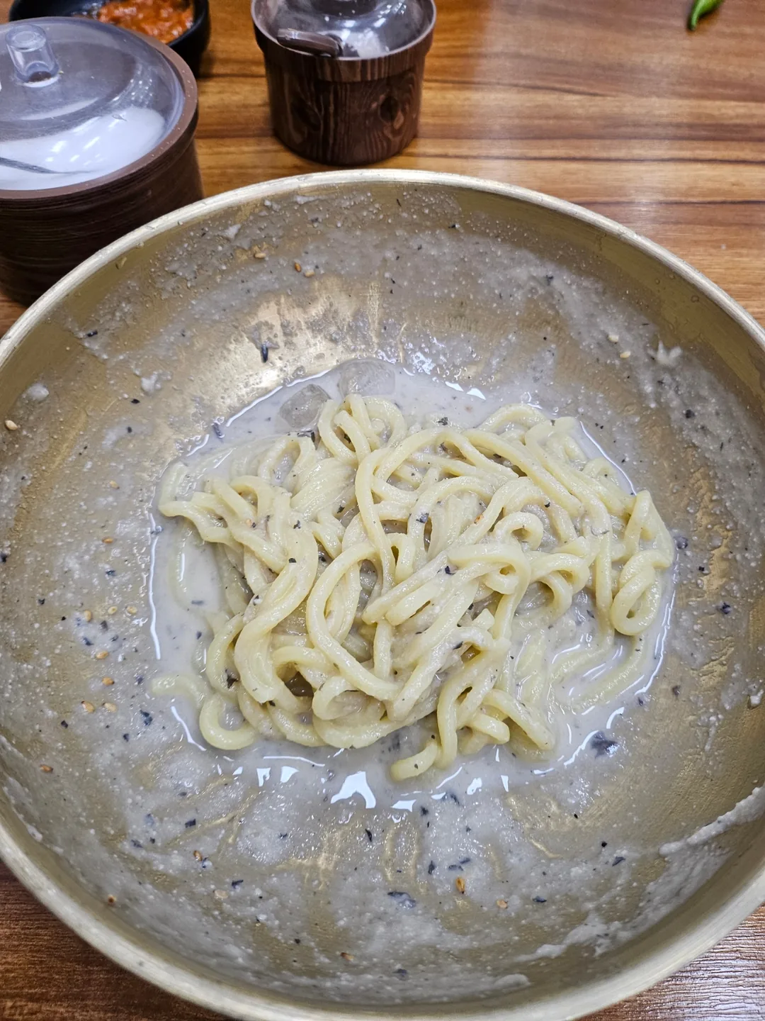 Tôi chỉ muốn uống nước súp đậu nành thôi.