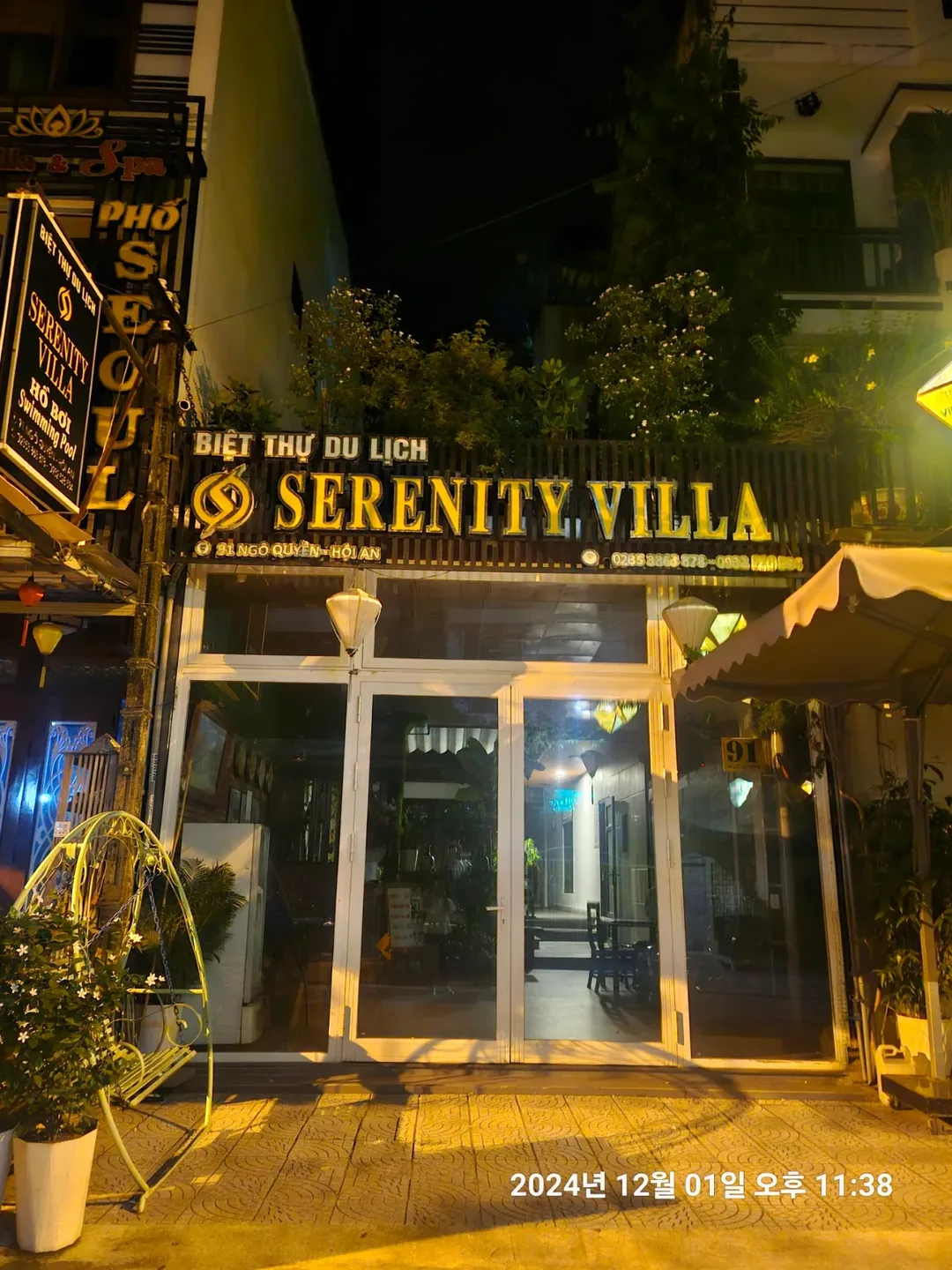 🇻🇳(review) Chợ đêm Hội An chỉ cách 1 phút đi bộ! Serenity Villa Hoian