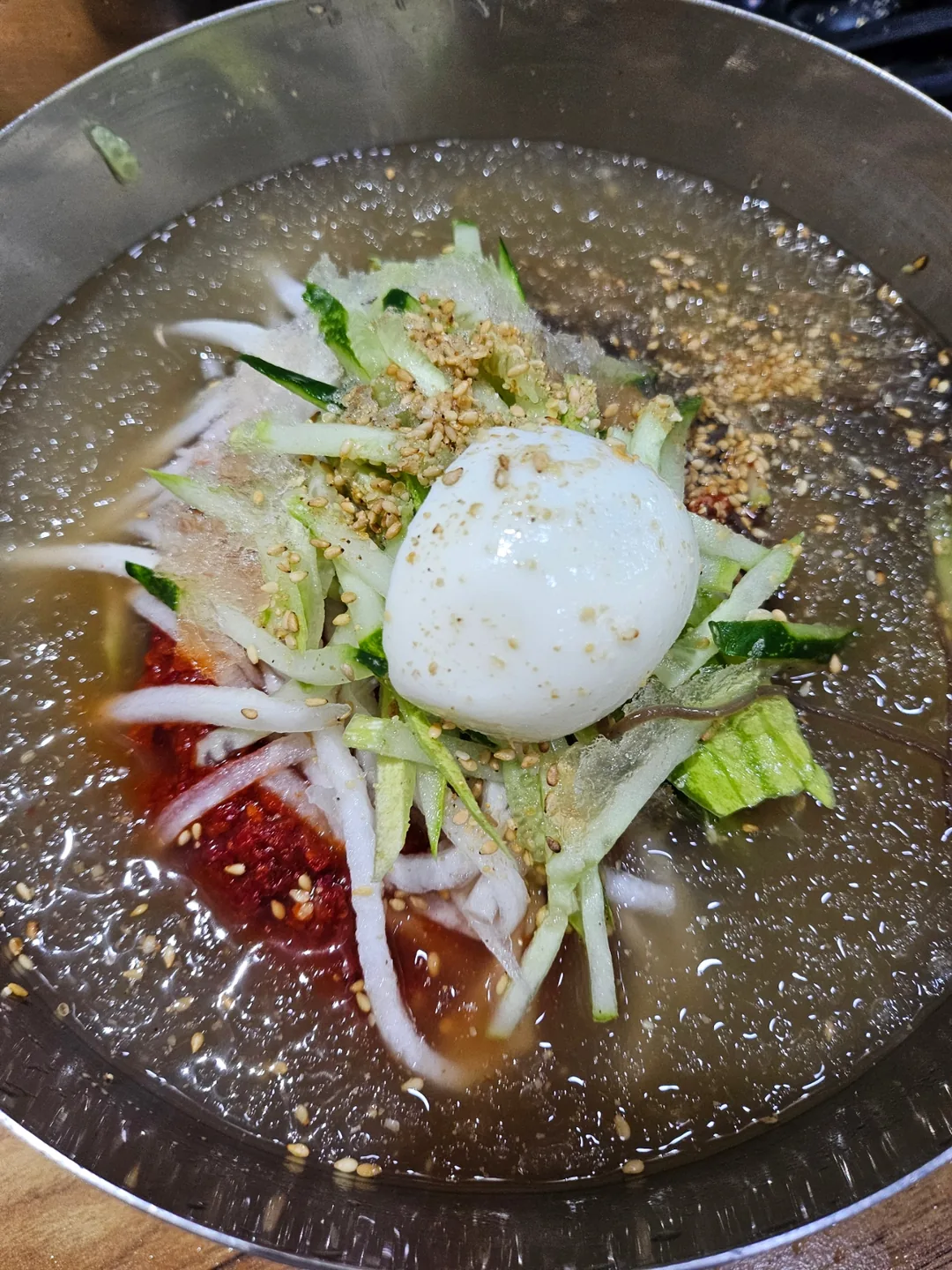 🇰🇷 Quán mì lạnh ngon Baekgane mì lạnh sắn dây