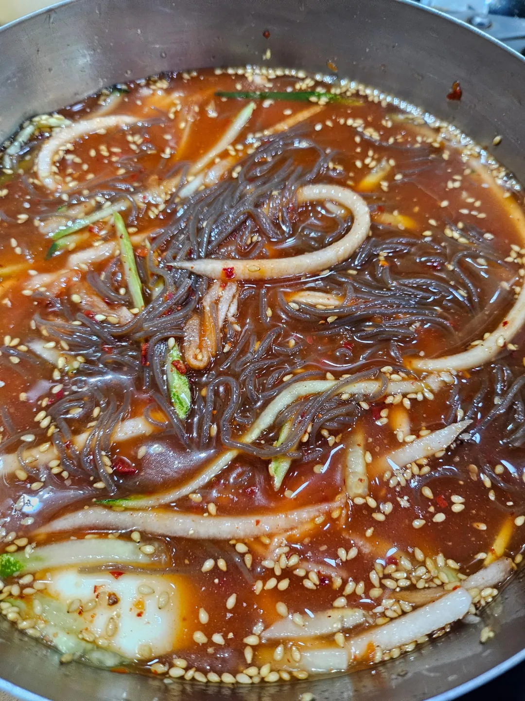 🇰🇷 Quán mì lạnh ngon Baekgane mì lạnh sắn dây