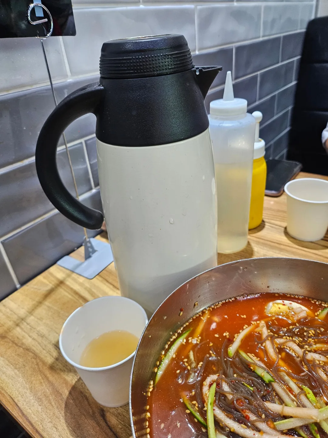 🇰🇷 Quán mì lạnh ngon Baekgane mì lạnh sắn dây