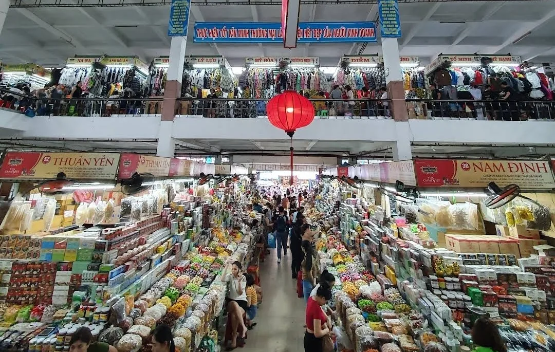🇻🇳(review) Lần đầu ghé thăm mà đã đến chợ Han 3 lần✌️, cửa hàng quần áo thân thiện quá😍