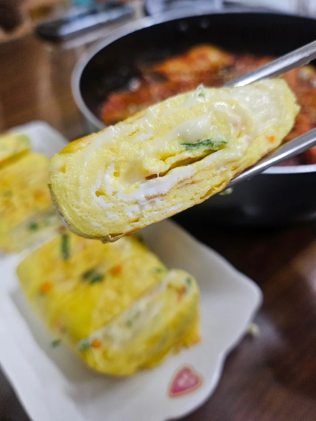 Cá thu kho kimchi muối lâu năm