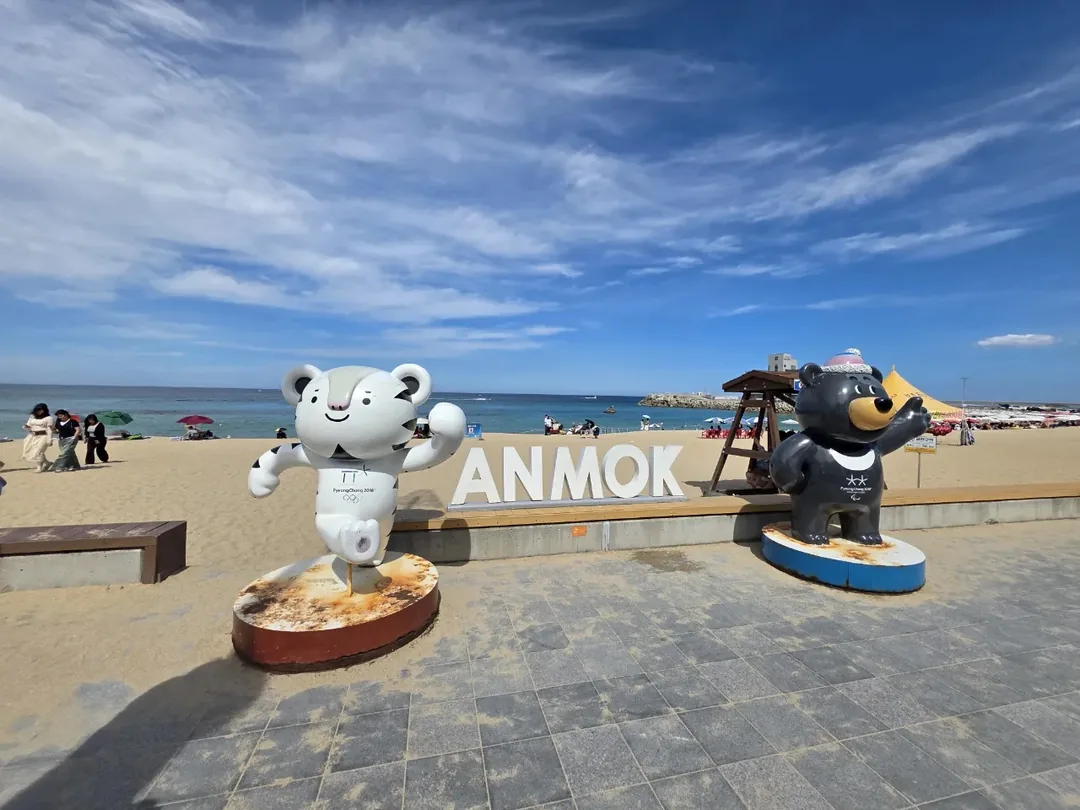 🇰🇷 Bãi biển Anmok đậm chất mùa hè ⛱️