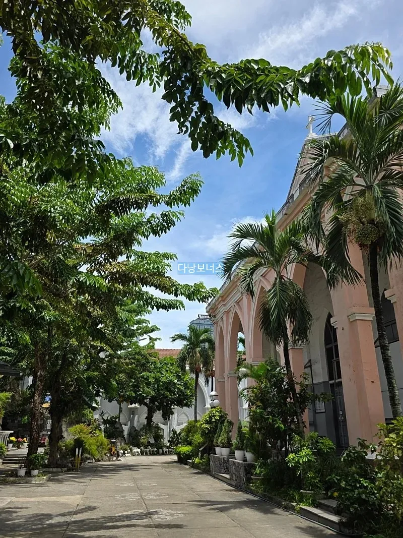 🇻🇳 Nhà thờ hồng dưới bầu trời trong xanh