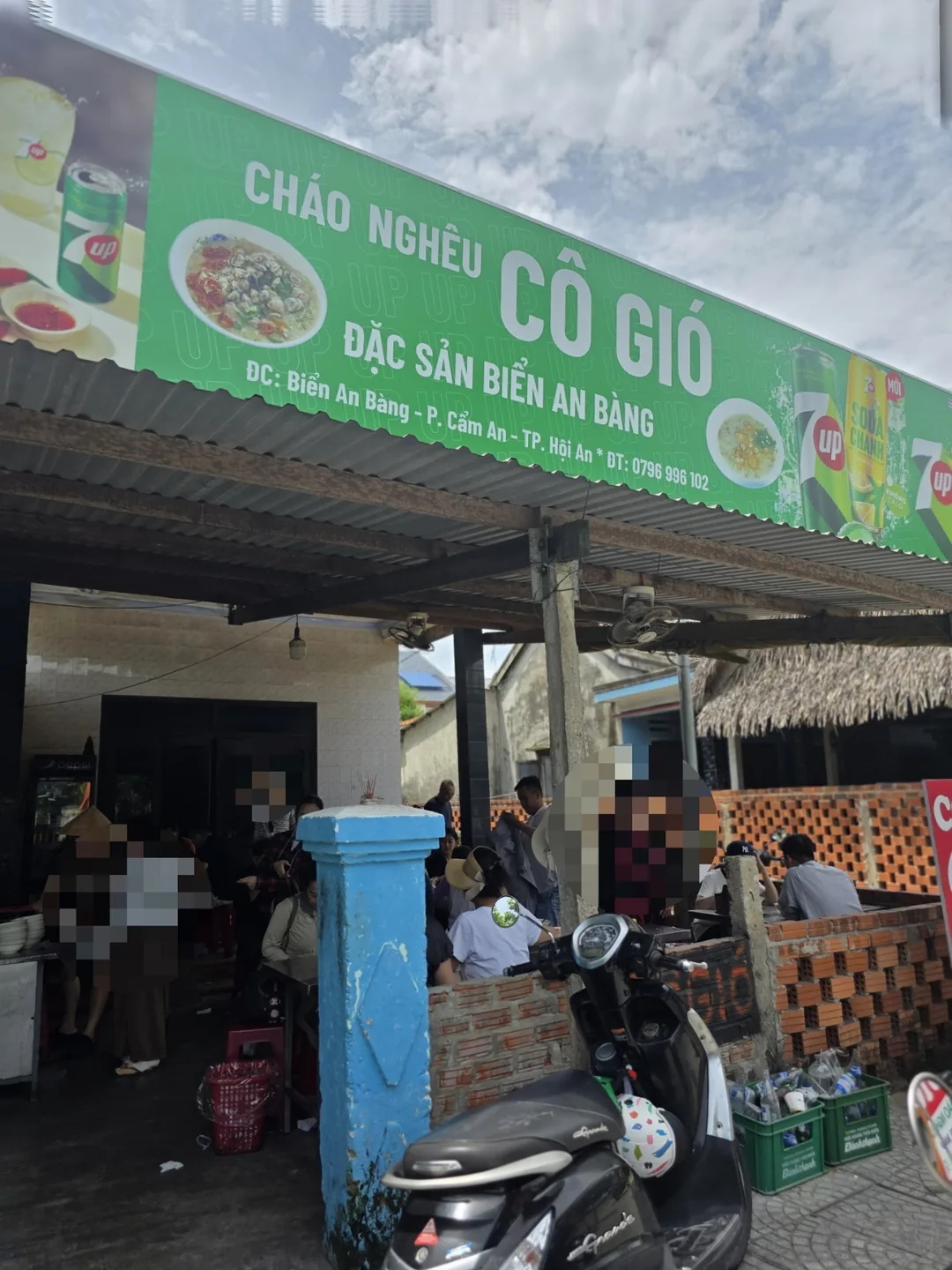 🇻🇳 Lại ghé quán cháo nghêu nổi tiếng, Cháo nghêu, xương cô Gió