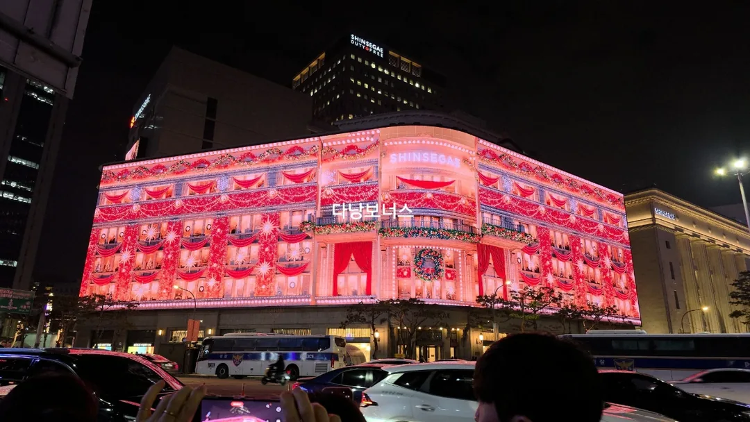 🇰🇷Giáng sinh đã được tận hưởng trước qua media facade🎄