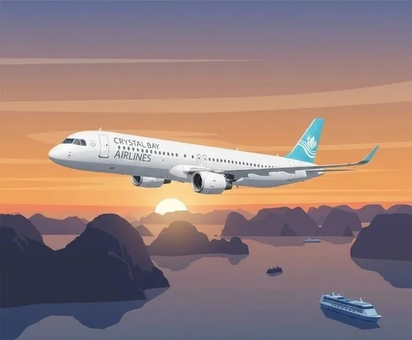 📍🇻🇳Việt Nam, hãng hàng không non trẻ✈️ ra đời… Crystal Bay Airlines