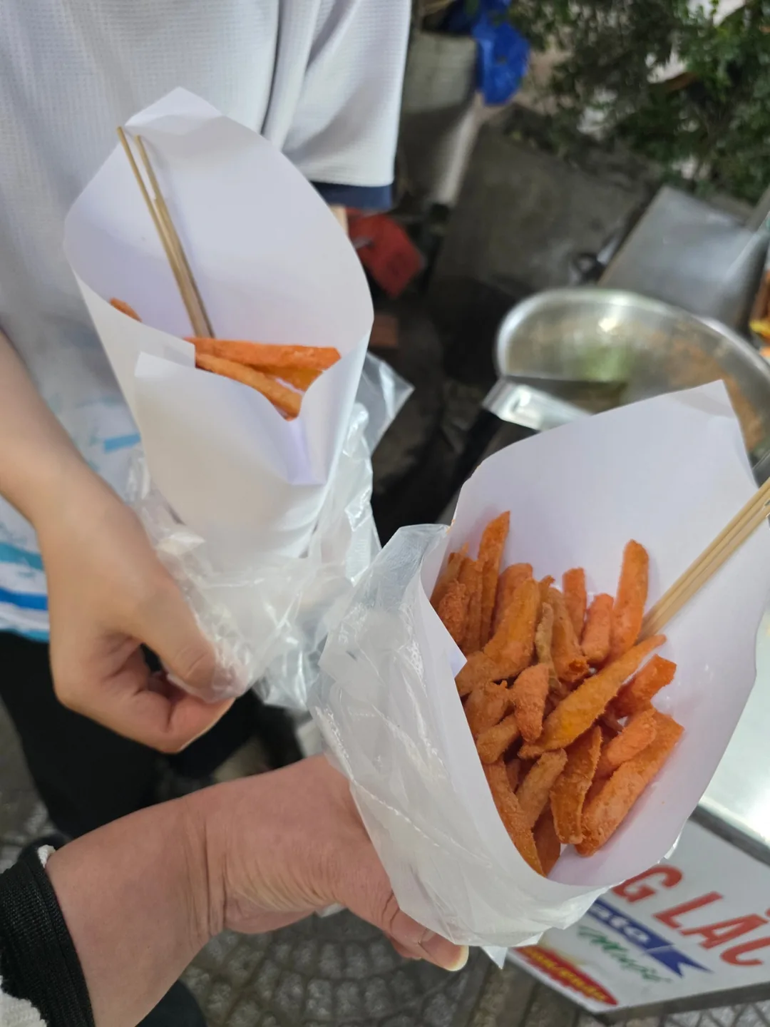 🇻🇳 Chuyến du lịch Đà Nẵng của mẹ và hai con gái_Khoai lang chiên kiểu Chuck Chip (thanh toán GLN)