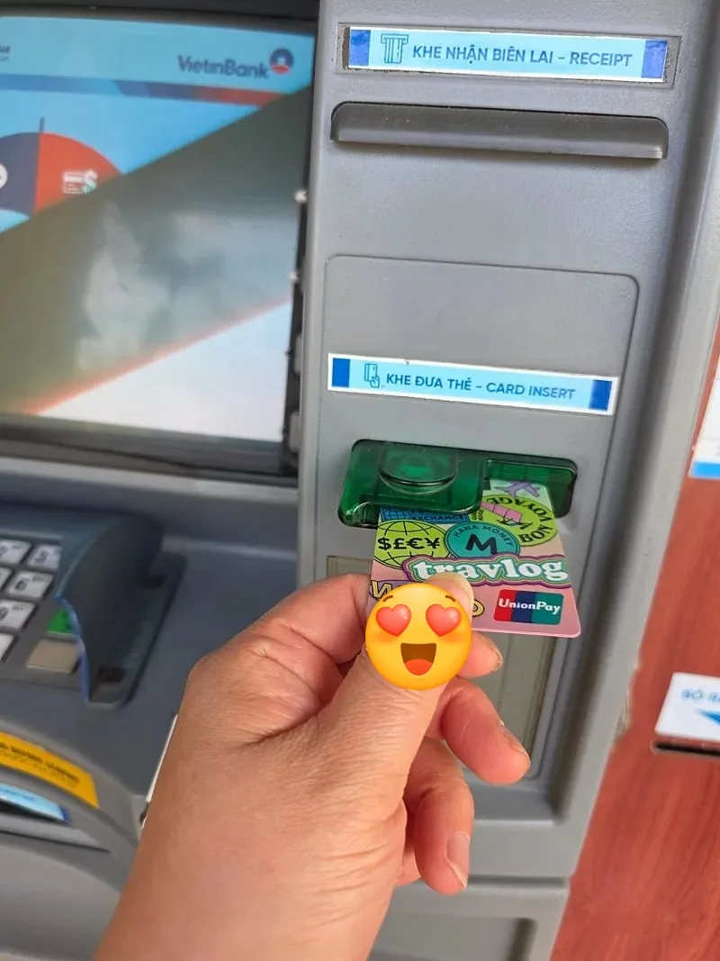 🇻🇳Chuyến du lịch Đà Nẵng của ba mẹ con_ Thẻ Hana Travlog UnionPay~ Rút tiền thành công tại ATM Vietin Bank! (Kèm hướng dẫn cách rút tiền)