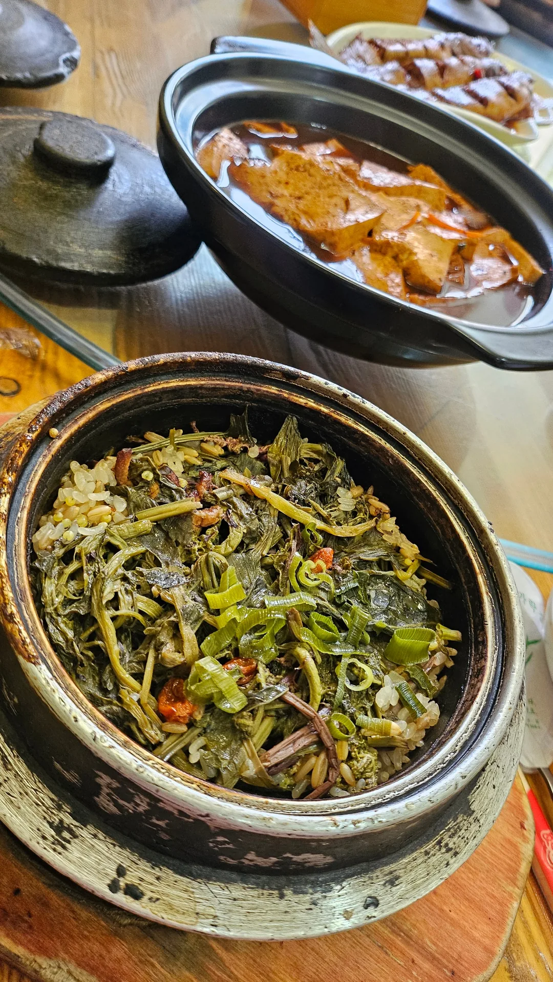 🇨🇳Núi Bạch Đầu cũng phải no bụng đã_Cơm nồi đá nóng trăm năm