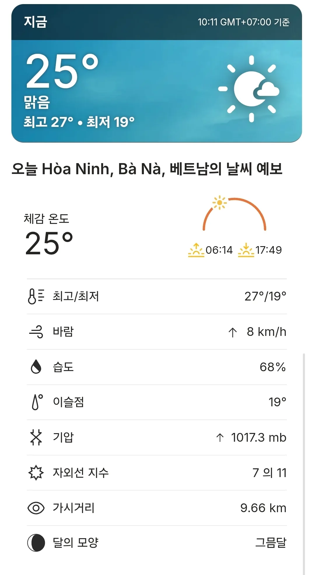 🌈Dự báo thời tiết Bà Nà Hills hôm nay (260213)