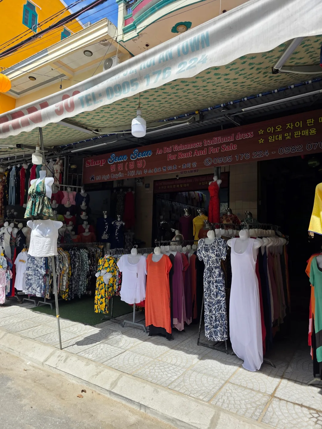 🇻🇳Chuyến du lịch Đà Nẵng của mẹ và hai con gái_ Shop cho thuê áo dài Hội An~ <BinBin> chạy đua giờ mở cửa! Mua sắm váy!👗🛍