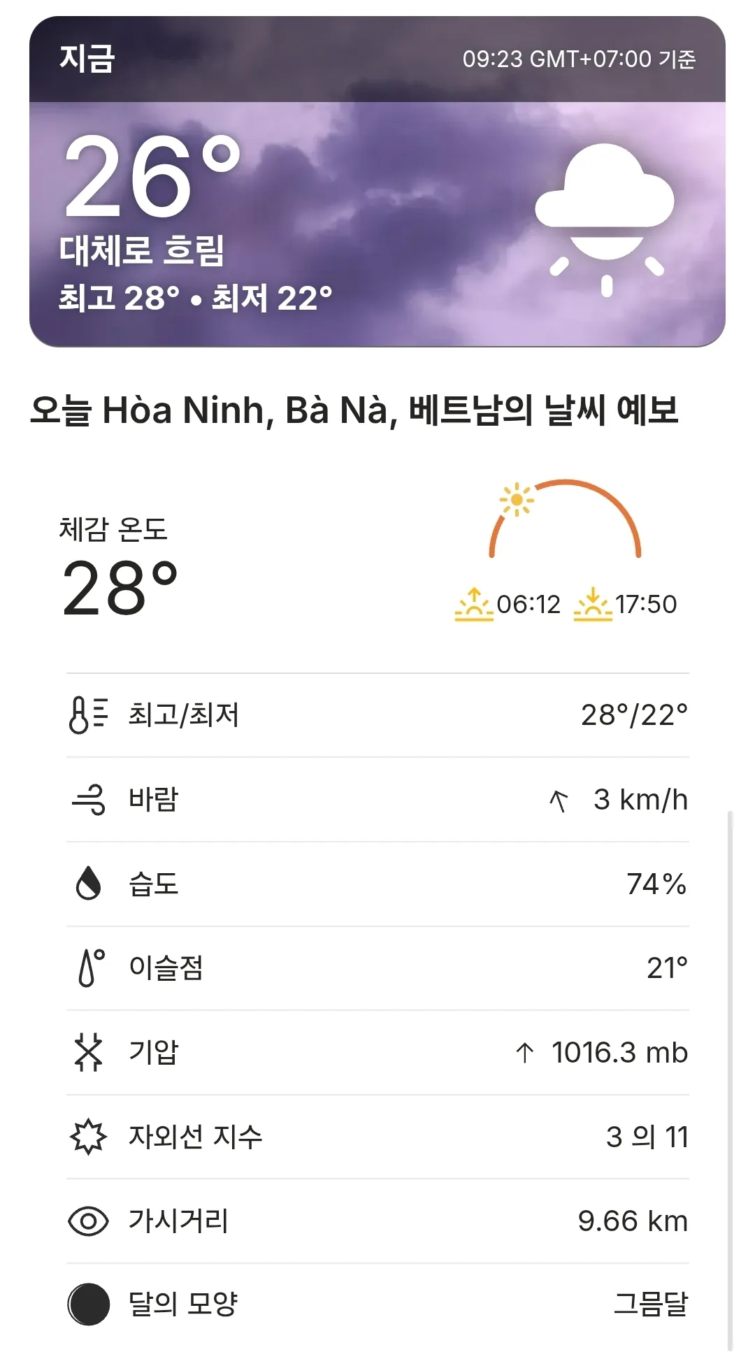 🌈Dự báo thời tiết Bà Nà Hills hôm nay (260216)