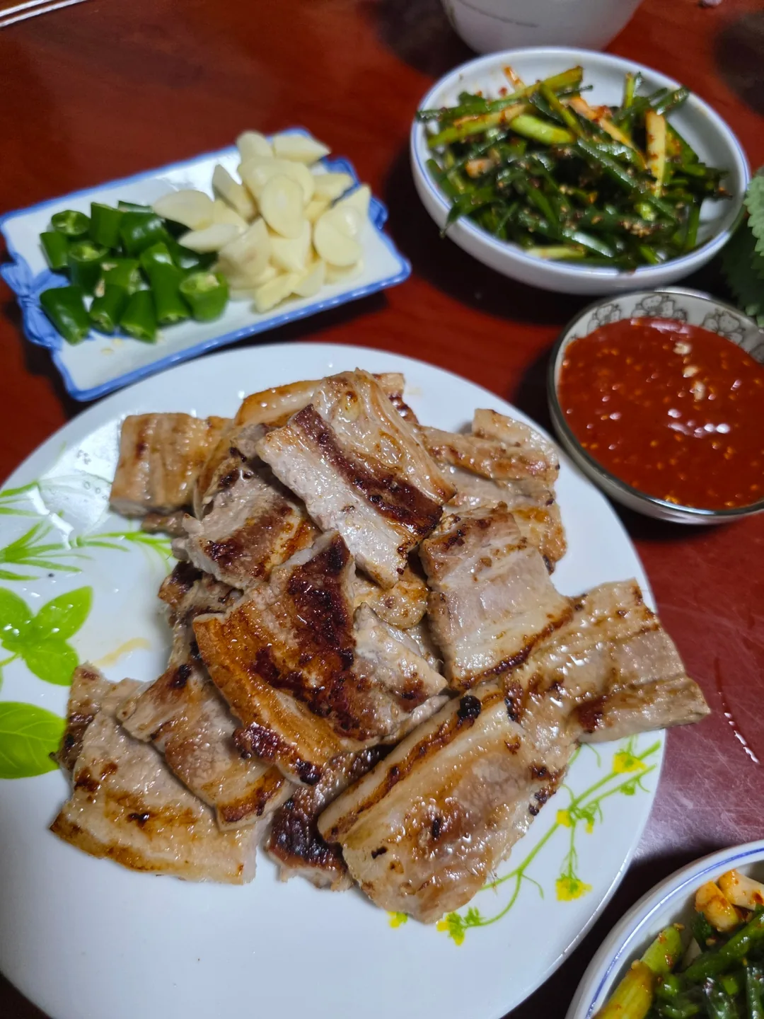 🧧Bữa tối là thịt ba chỉ..😂