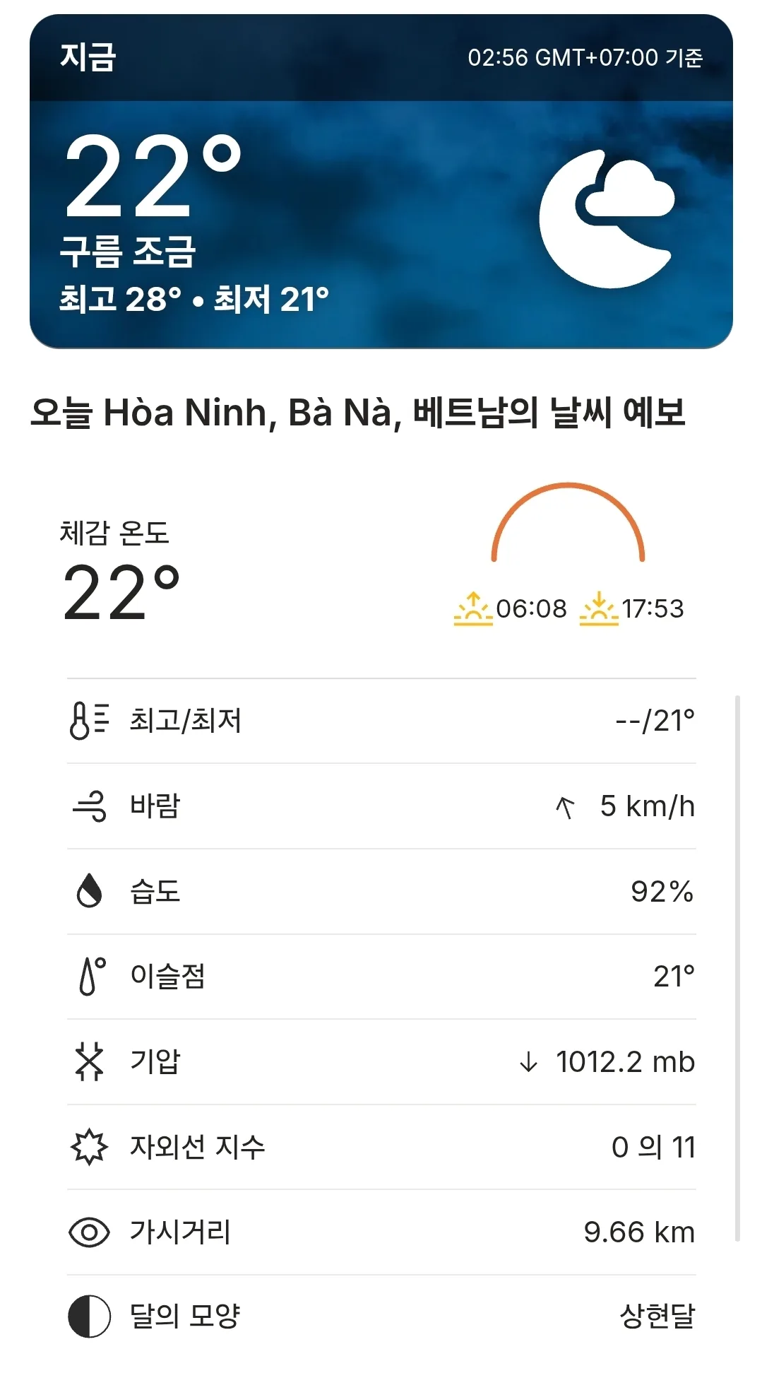 🌈Dự báo thời tiết Bà Nà Hills hôm nay (260225)
