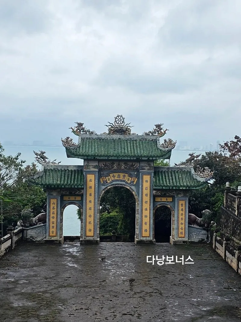 🇻🇳 Chuyến du lịch Đà Nẵng của mẹ và hai con gái_ Món quà từ chùa Linh Ứng trong mưa! Đón tiếp khỉ thành công 🐵🐒