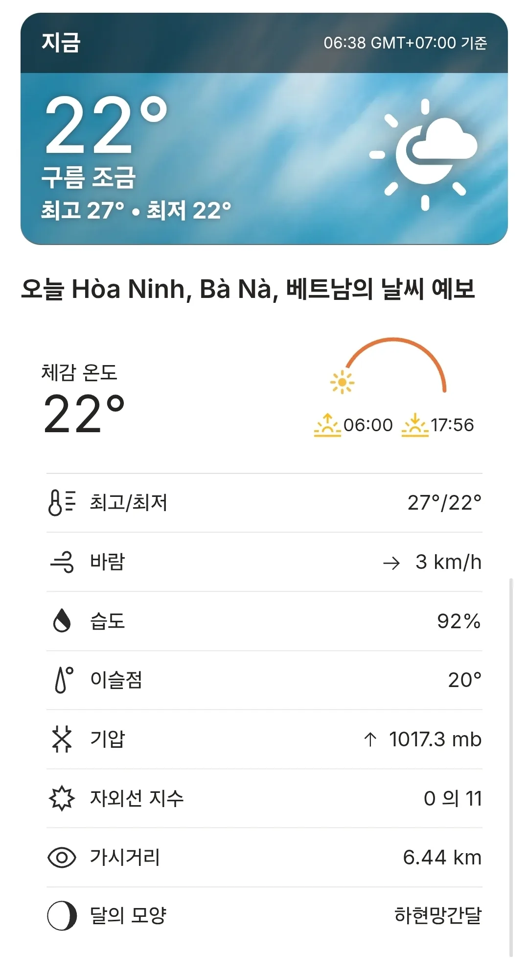 🌈Dự báo thời tiết Bà Nà Hills hôm nay (260308)