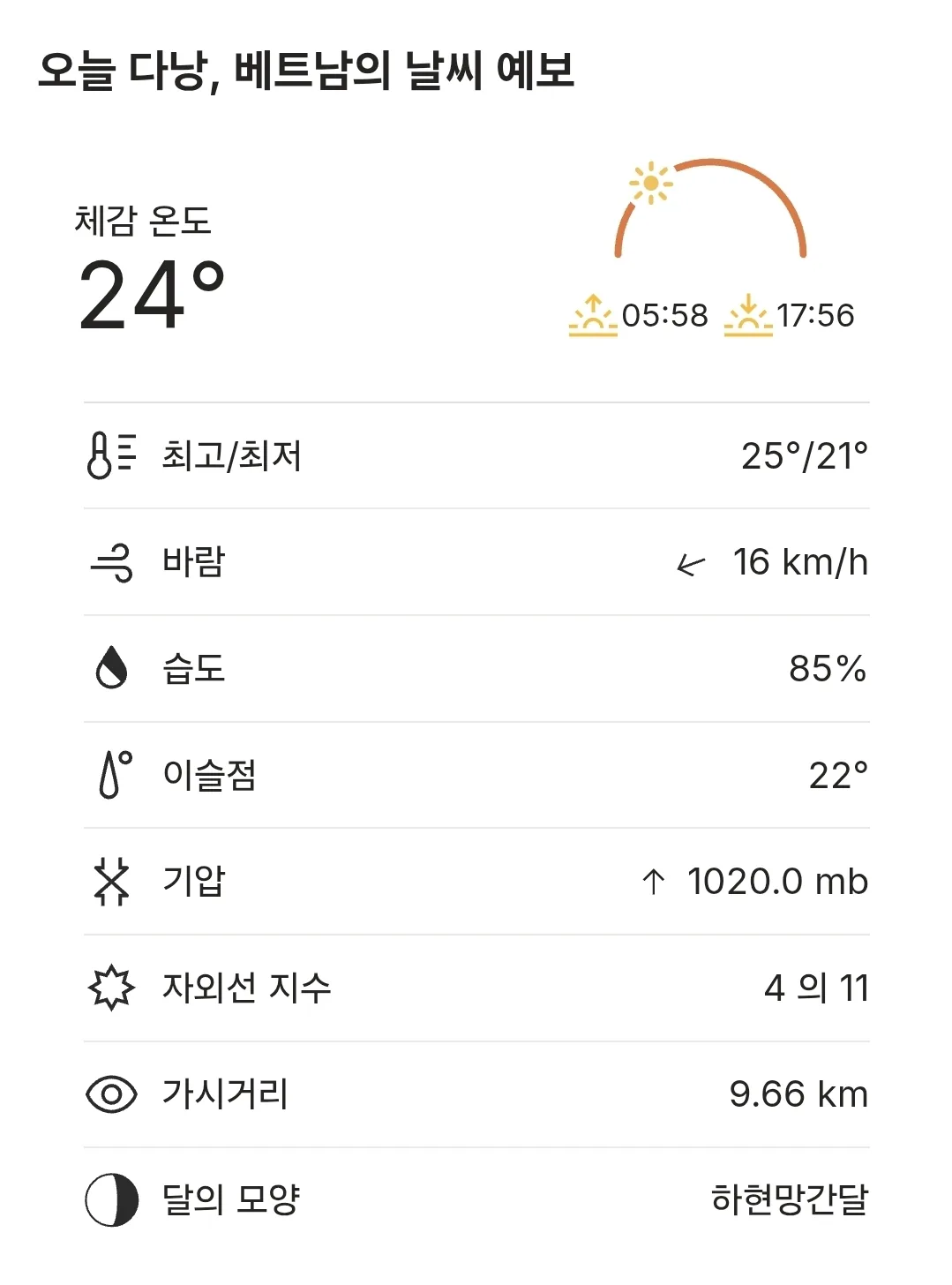 🌈Dự báo thời tiết Đà Nẵng hôm nay (2603010)