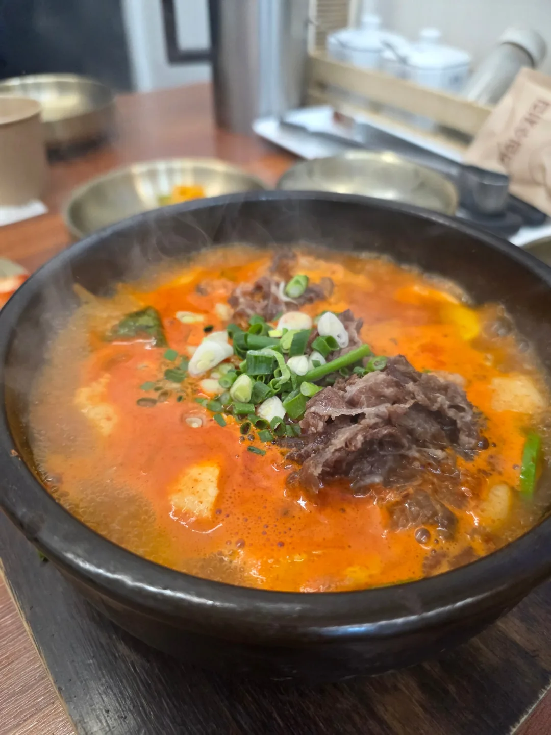 Súp đậu hũ non~ Á, nóng nóng!!