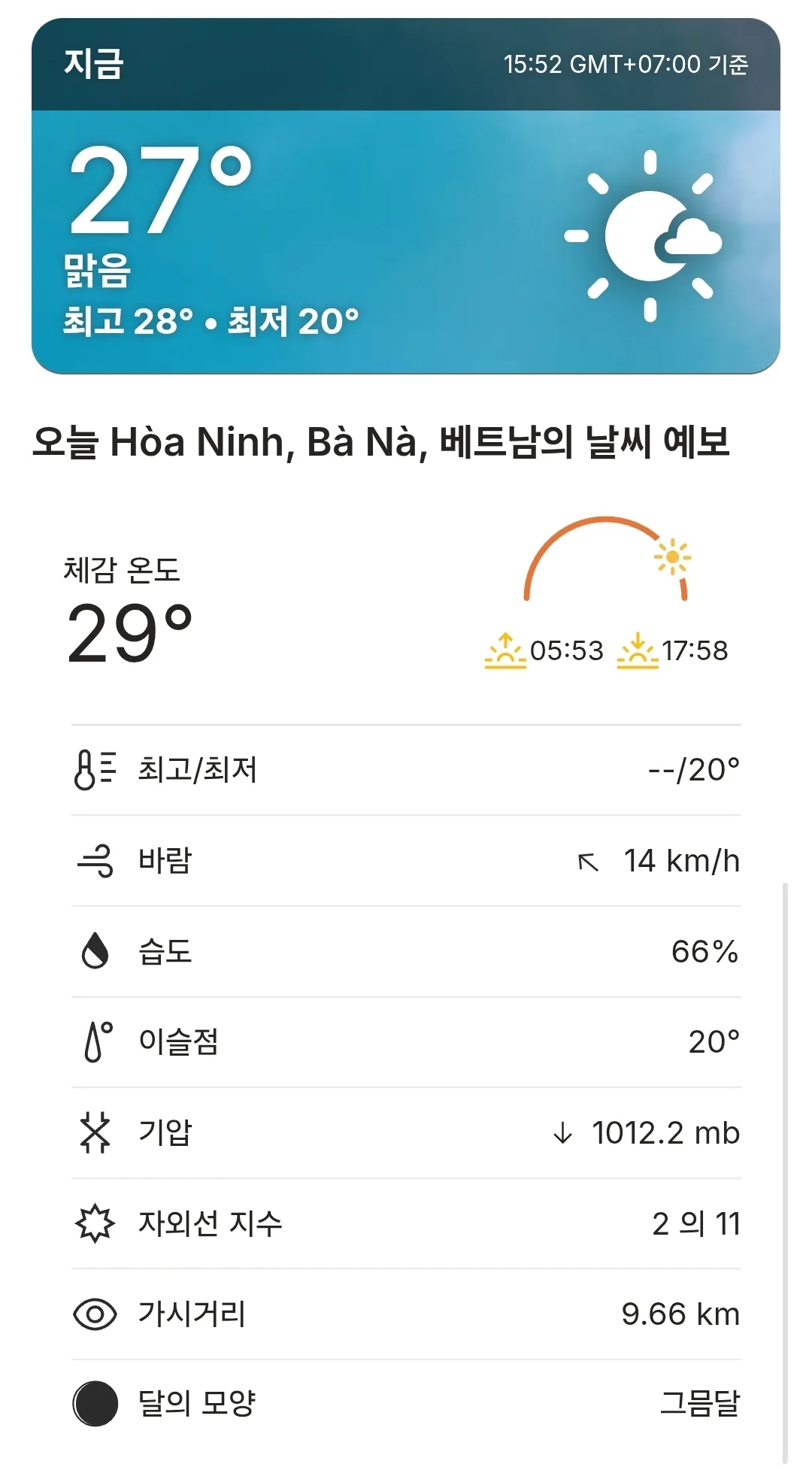 🌈Dự báo thời tiết Bà Nà Hills hôm nay (260318)