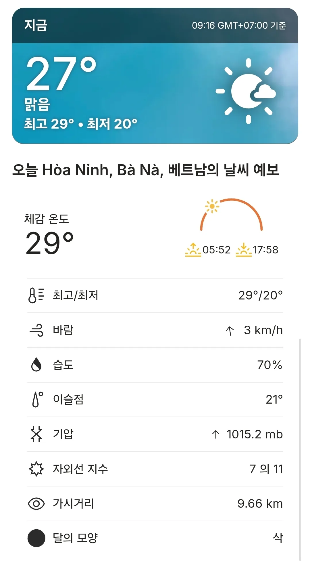 🌈Dự báo thời tiết Bà Nà Hills hôm nay (260319)
