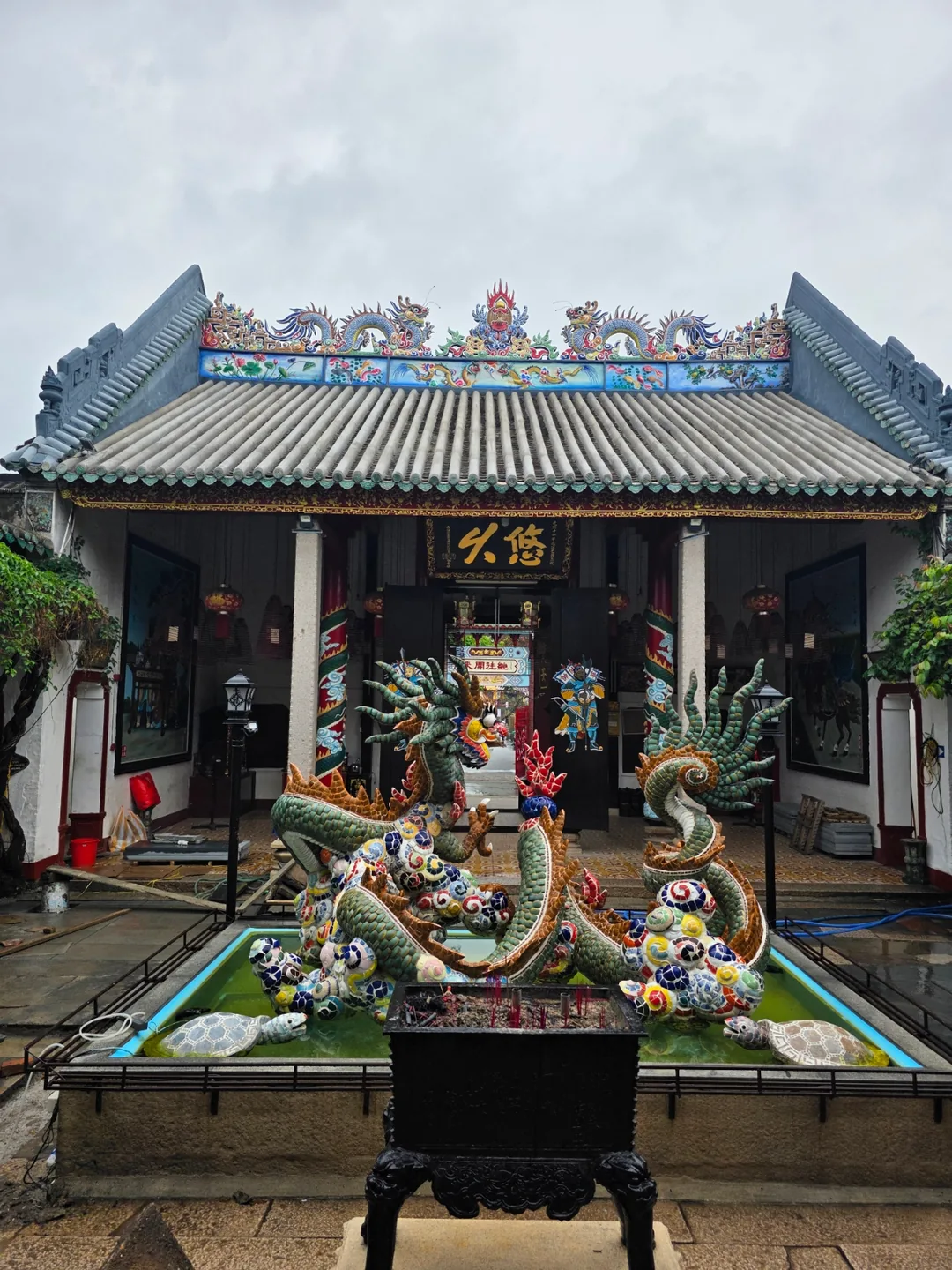 🇻🇳 Chuyến du lịch Đà Nẵng của ba mẹ con_ Vào tham quan Hội Quán Quảng Đông ở Hội An trước giờ mở cửa