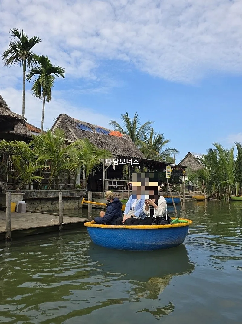 🇻🇳Chuyến du lịch Đà Nẵng của ba mẹ con_ Tour sinh thái đặc biệt Hội An 3️⃣ Trải nghiệm thuyền thúng