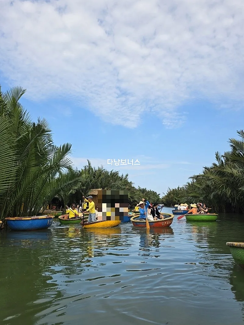 🇻🇳Chuyến du lịch Đà Nẵng của ba mẹ con_ Tour sinh thái đặc biệt Hội An 3️⃣ Trải nghiệm thuyền thúng
