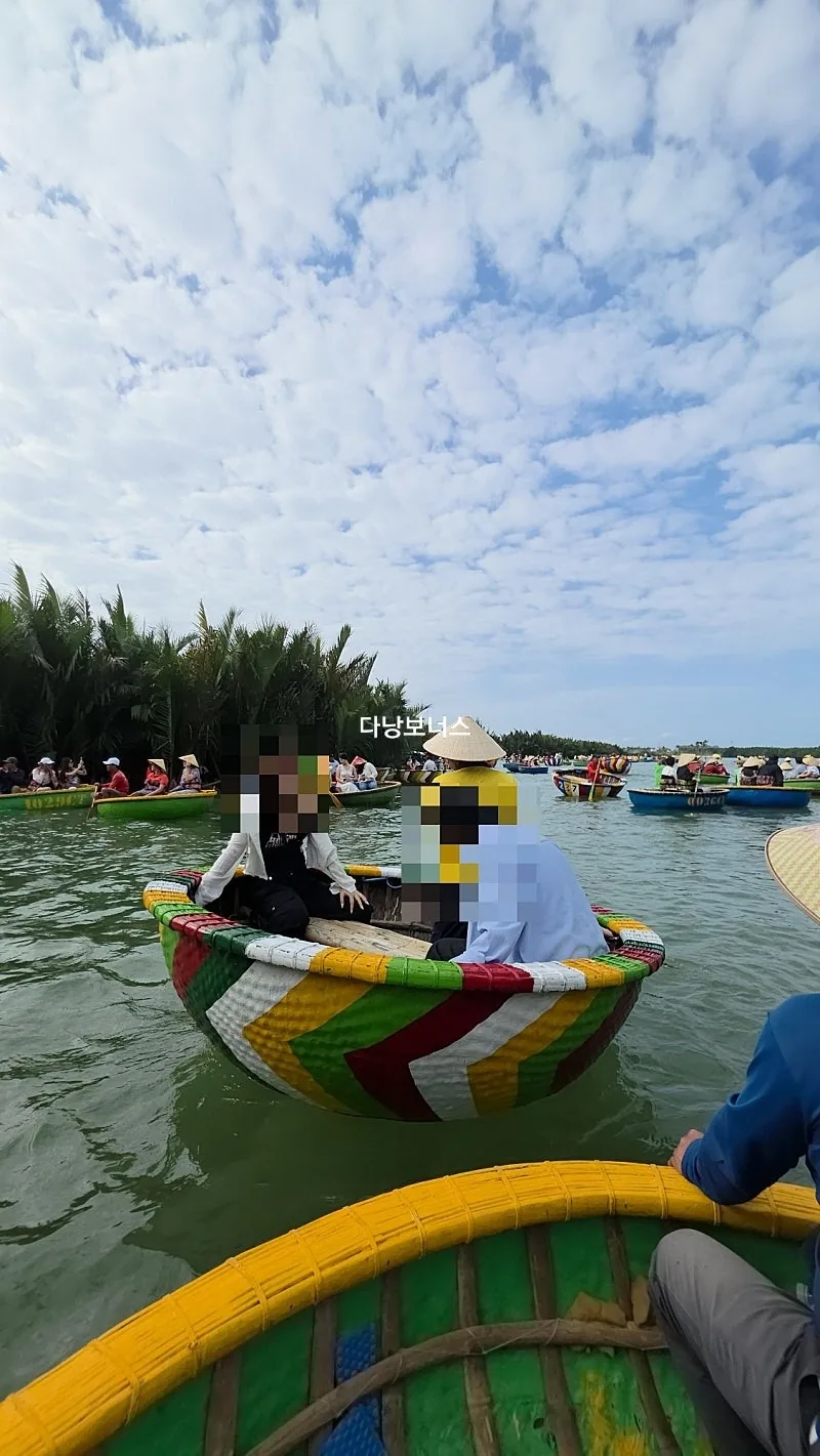 🇻🇳Chuyến du lịch Đà Nẵng của ba mẹ con_ Tour sinh thái đặc biệt Hội An 3️⃣ Trải nghiệm thuyền thúng