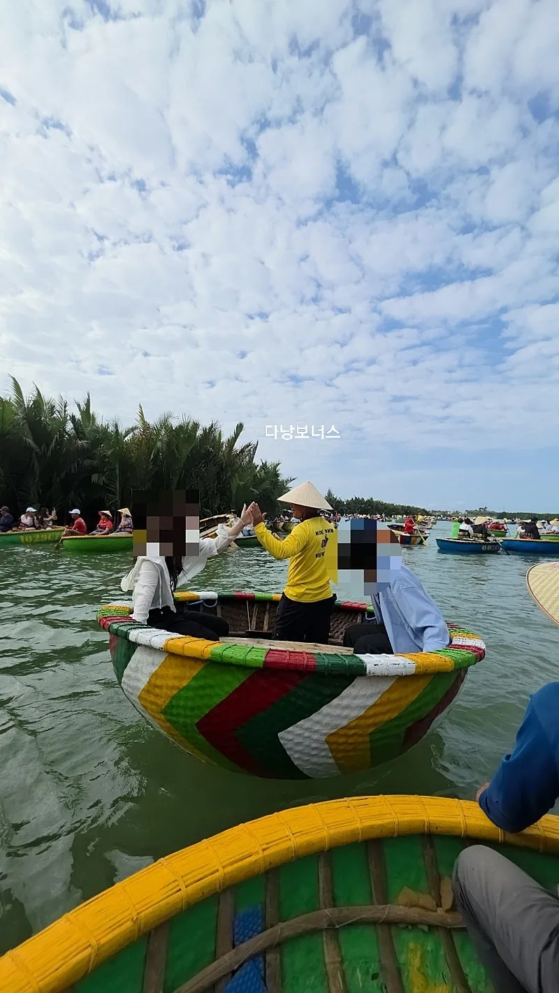 🇻🇳Chuyến du lịch Đà Nẵng của ba mẹ con_ Tour sinh thái đặc biệt Hội An 3️⃣ Trải nghiệm thuyền thúng