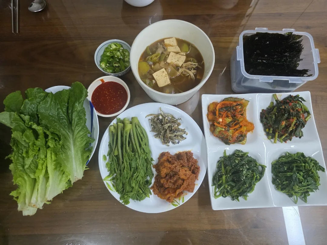 Mâm cơm quê = mâm 10 món❣️