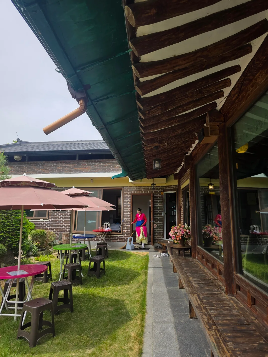 🇰🇷 Địa điểm nổi tiếng về trà Ssanghwa ở Namwon, quán cà phê hanok Tteul Arae