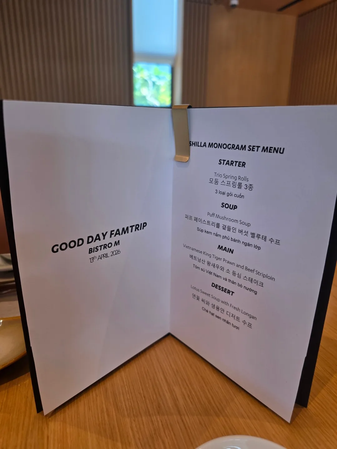 🇻🇳[Shilla Monogram Đà Nẵng] Bữa trưa đẳng cấp chỉ dành riêng cho chúng ta, món ăn theo set Bistro M