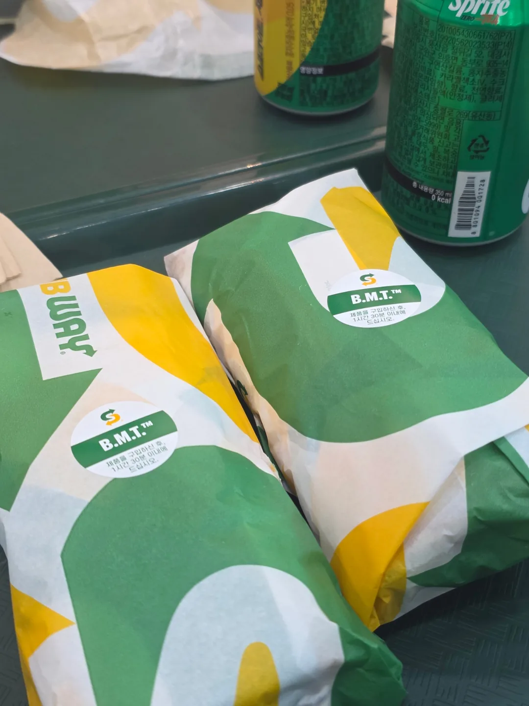 今日はサブウェイのサンドイッチ 🥪