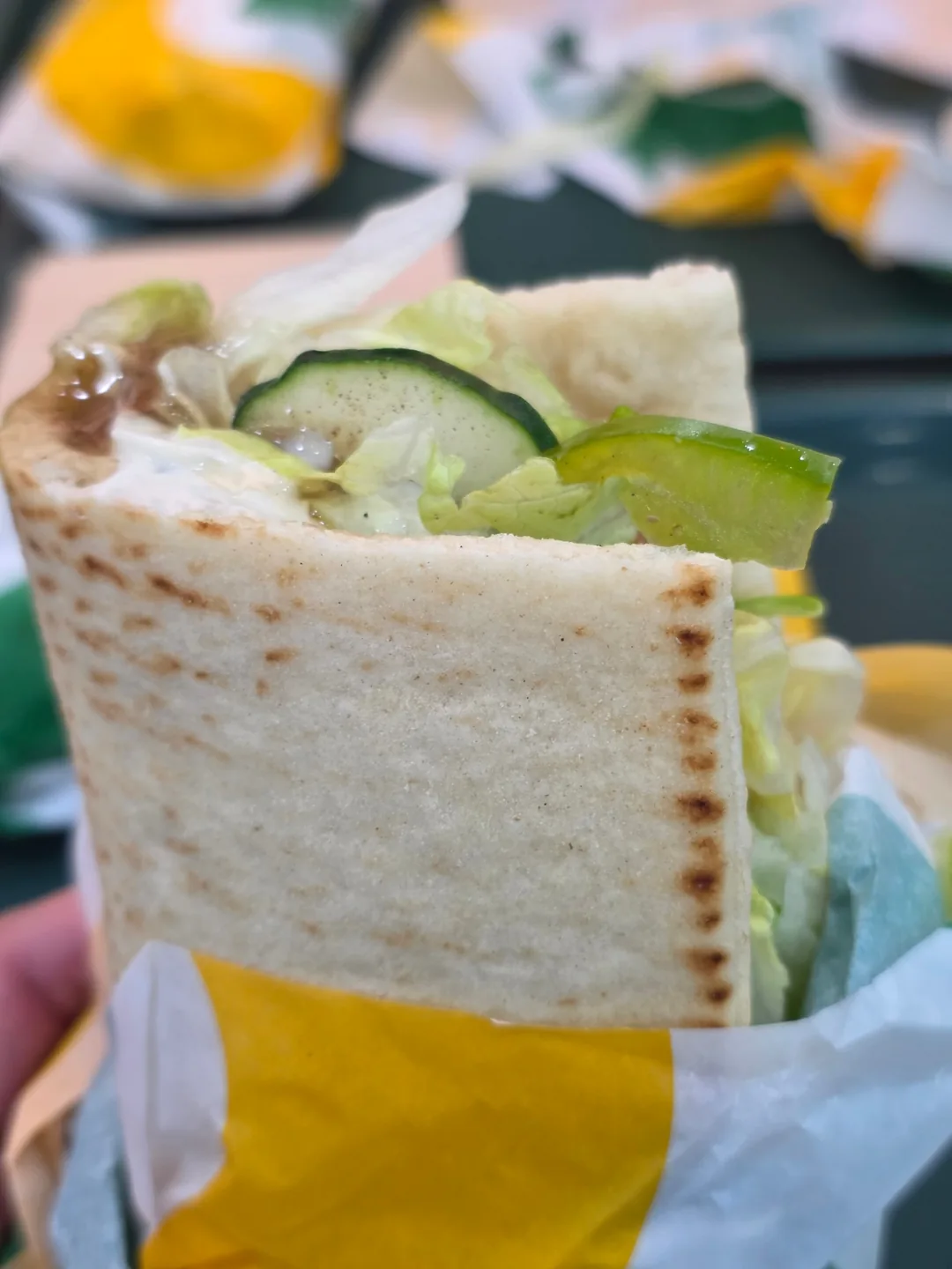 今日はサブウェイのサンドイッチ 🥪