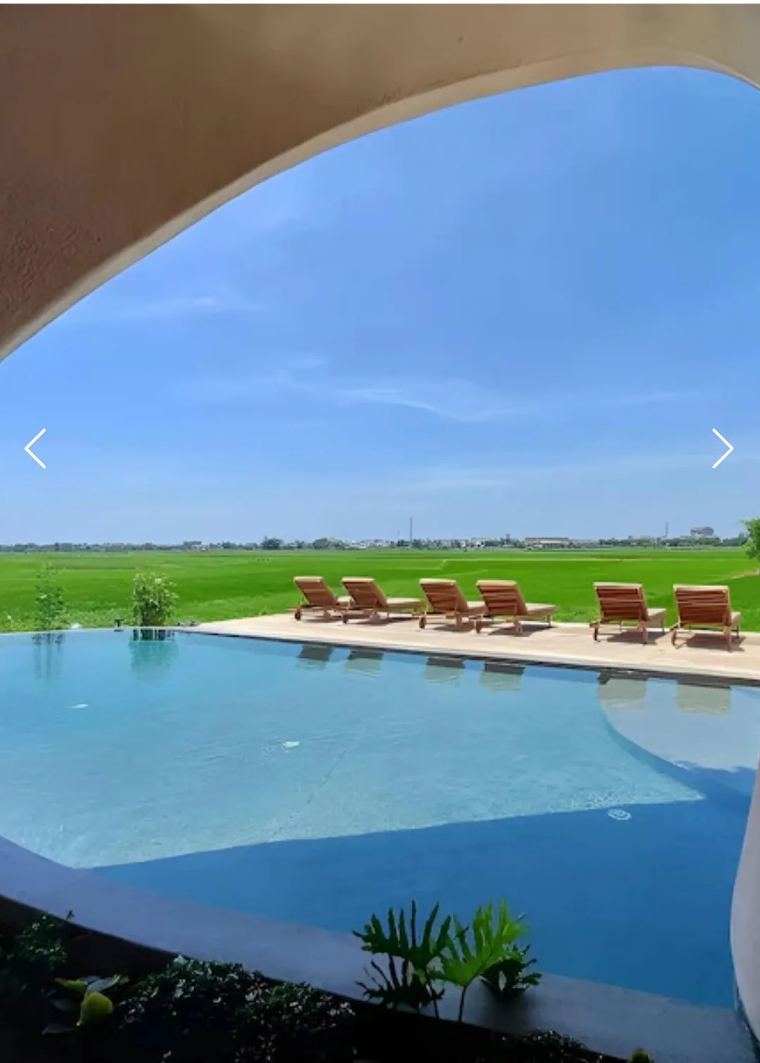 Khách sạn view ruộng lúa và ruộng vườn giữa những bờ ruộng và bờ mương ở Hội An