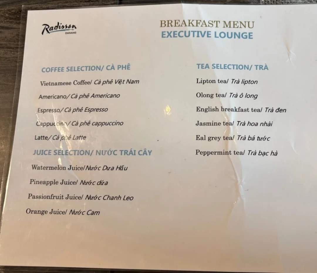 ✈️Review) Khách sạn Radisson - Nhà hàng ăn sáng. Cafe sảnh tầng 1