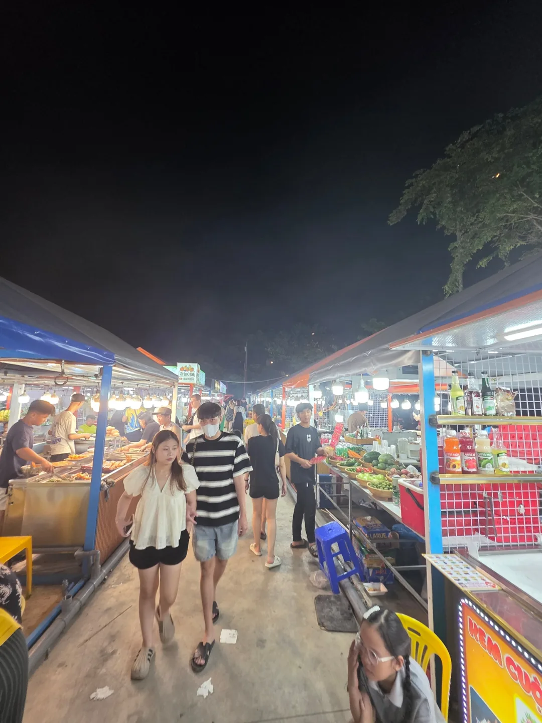 Review) ▶️✍️ Chợ đêm Sơn Trà và massage chân local ở chợ đêm