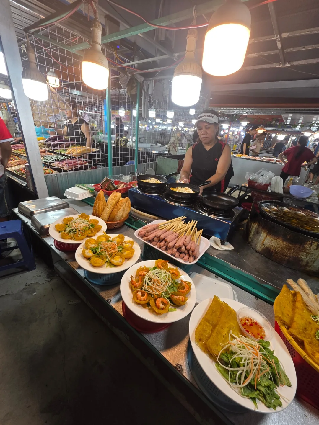 Review) ▶️✍️ Chợ đêm Sơn Trà và massage chân local ở chợ đêm