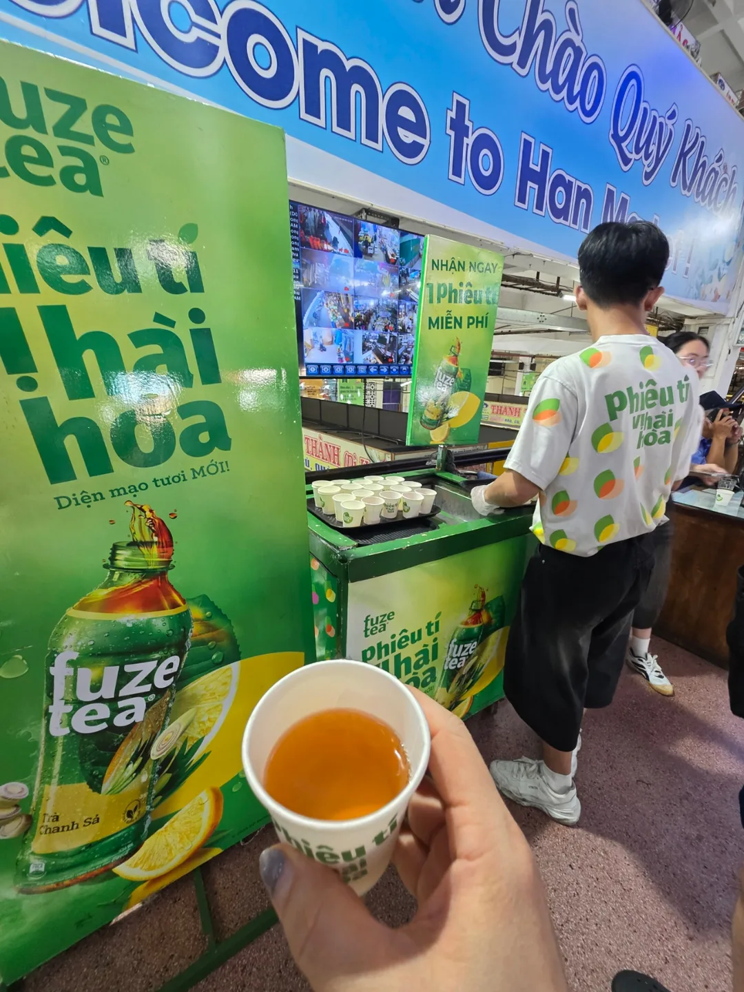 (Đánh giá)▶️✍️Đồ uống miễn phí được phát tại chợ Han