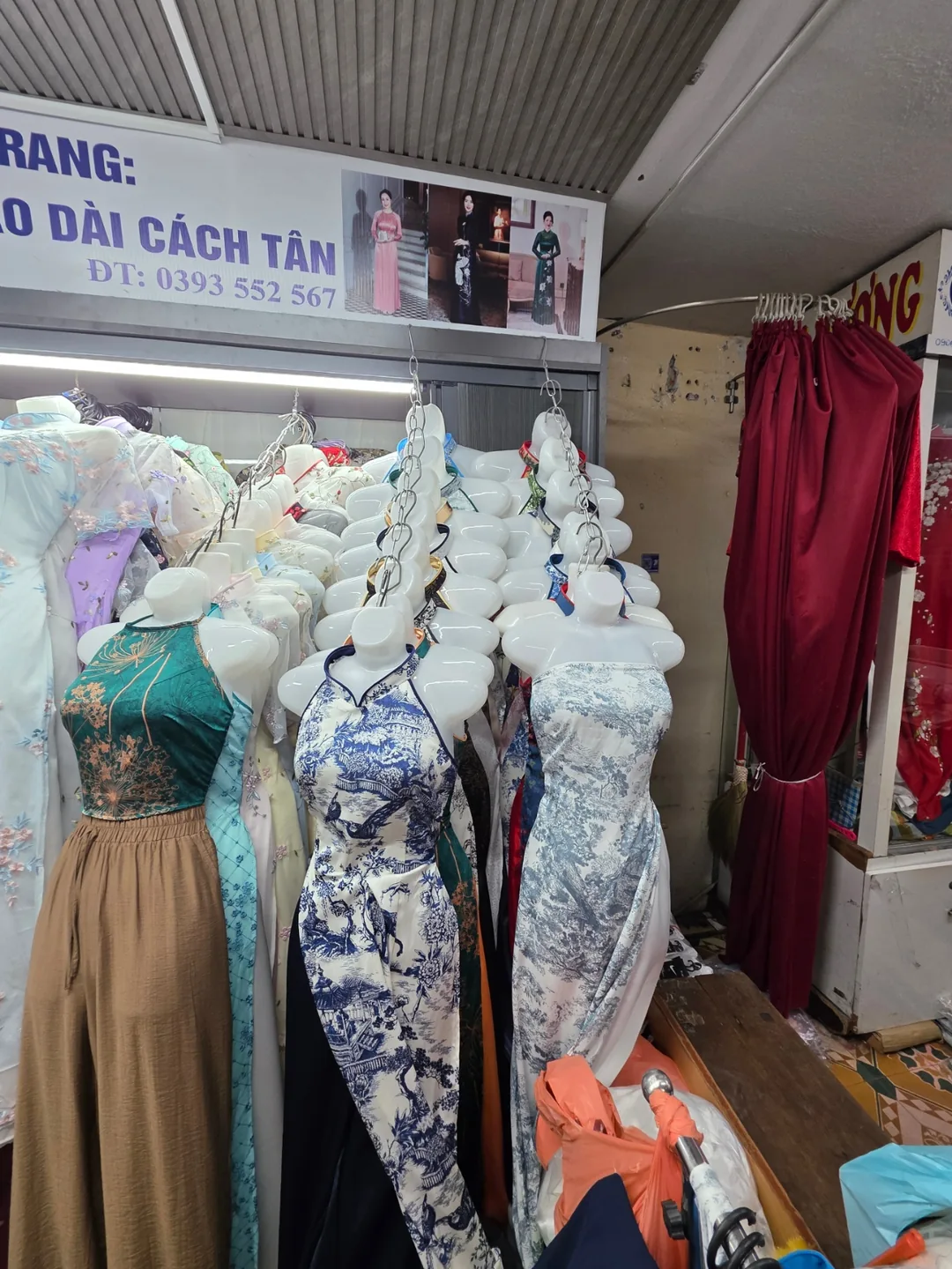 ✈️ Review đặt may váy liền thân (chân váy) ở chợ trời