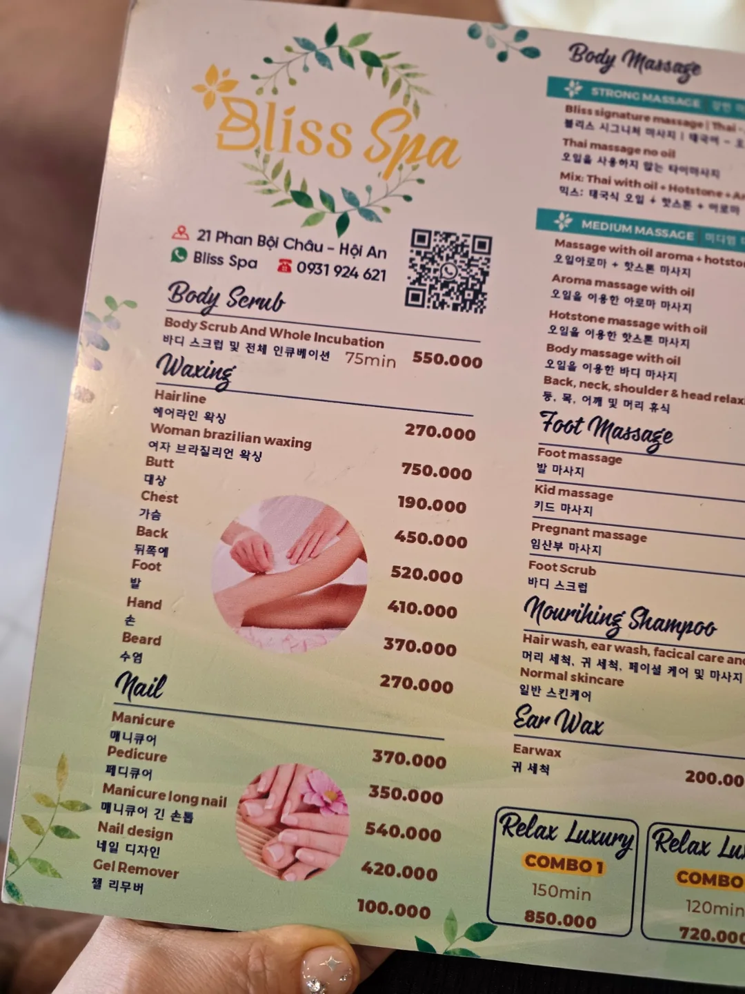 ✈️ Quán ngon Sam Phú Hội An- Bliss Spa (Bliss Spa)